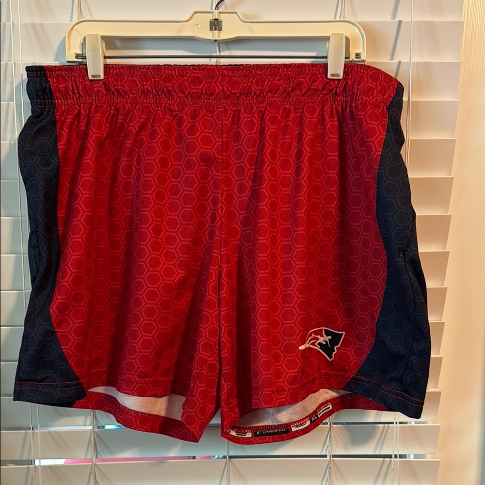 Men’s XL Patriots Wrestling Shorts Champro